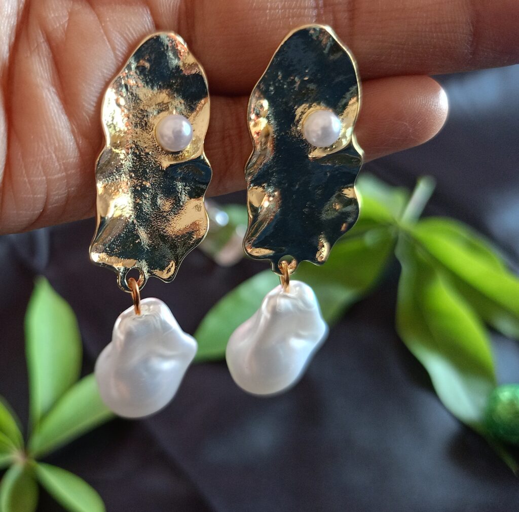 ESLABLUETTA Elegant Pearl Greek Fashion Earrings For Women